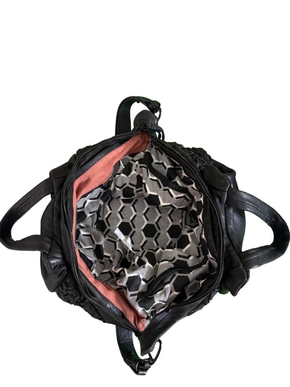 Liebeskind Berlin Baraka Black Leather Tote - Picture 11 of 14